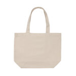 Impact Aware™ 240 gsm rcanvas shopper w/pocket undyed - Image 3