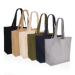 Impact Aware™ 240 gsm rcanvas shopper w/pocket undyed - Image 5
