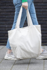 Impact Aware™ 240 gsm rcanvas shopper w/pocket undyed - Image 6