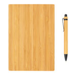 A5 Bamboo notebook & pen set - Image 4