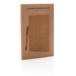 A5 Bamboo notebook & pen set - Image 8