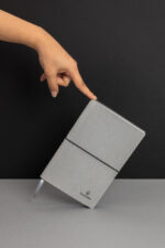 A5 GRS recycled leather notebook - Image 8
