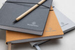 A5 GRS recycled leather notebook - Image 10