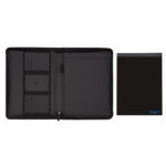 Impact AWARE™ RPET A4 portfolio with zipper - Image 5