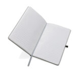 GRS Recycled leather hardcover notebook A5 - Image 3