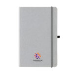 GRS Recycled leather hardcover notebook A5 - Image 6