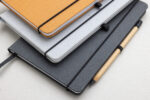 GRS Recycled leather hardcover notebook A5 - Image 10