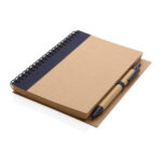 Kraft spiral notebook with pen - Image 2