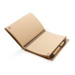 Kraft spiral notebook with pen - Image 4