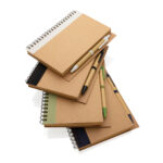 Kraft spiral notebook with pen - Image 6