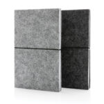 GRS certified recycled felt A5 softcover notebook - Image 6
