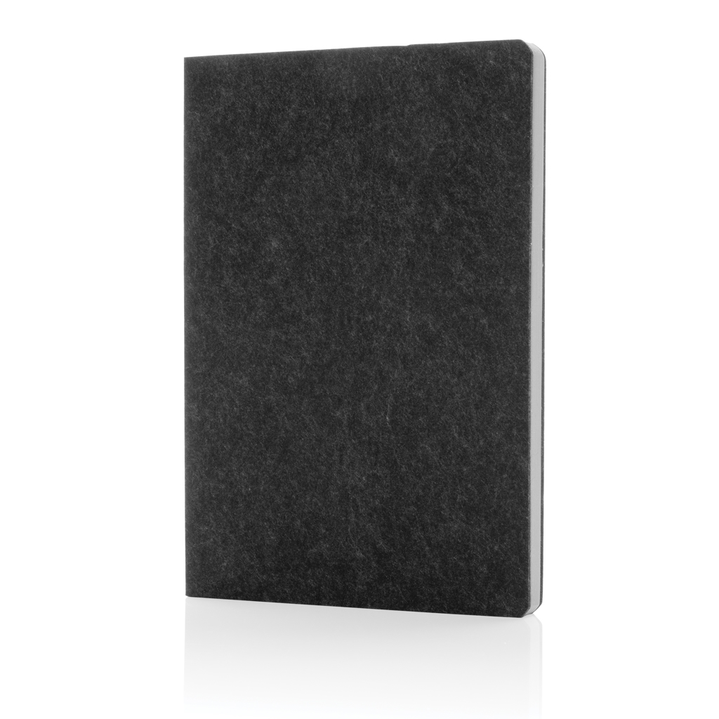 P774.521__B_1__00cc379a898e445b93d517a8e41f7473 Phrase GRS certified recycled felt A5 notebook - Image 1