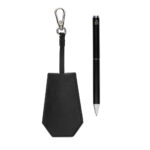 SP Tula RCS certified recycled PU key holder and pen set - Image 3
