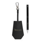 SP Tula RCS certified recycled PU key holder and pen set - Image 6
