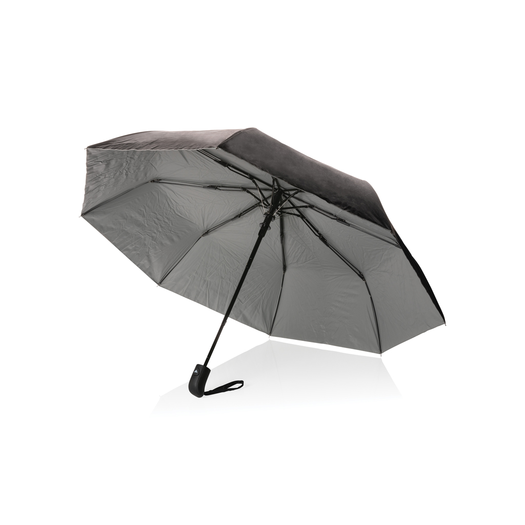 P850.552__B_1__978ee1b8797b4b41892deed02e6046ae 21" Impact AWARE™ RPET 190T Pongee dual colour mini umbrella - Image 1