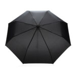 20.5" Impact AWARE™ RPET 190T Pongee bamboo mini umbrella - Image 2