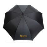 27" Impact AWARE™ RPET 190T auto open bamboo umbrella - Image 5