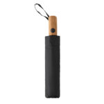 Kaycey 21" AWARE™ RPET Acacia wood mini auto open umbrella - Image 3