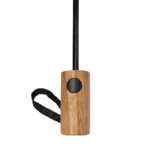 Kaycey 21" AWARE™ RPET Acacia wood mini auto open umbrella - Image 4