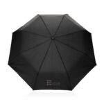 Kaycey 21" AWARE™ RPET Acacia wood mini auto open umbrella - Image 5