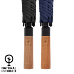 Tony  Aware™ RPET 30 inch acacia auto open umbrella - Image 5