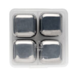 Re-usable stainless steel ice cubes 4pc - Image 4