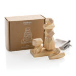 Ukiyo Crios wooden balancing rocks in pouch - Image 6