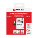 SKROSS World Travel Adapter MUV 2-pole with USB A and C - Image 9