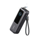Anker Power Bank 25.000 mah 165W, Built-in retractable cable