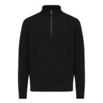 IQONIQ Elgon recycled cotton quarter zip sweater