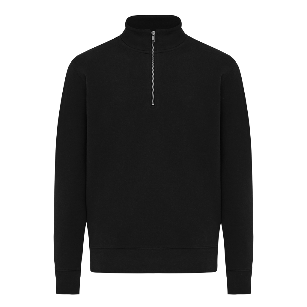 T9601.001__B_1__76590cb1ab4b4e8fa0675265e84f24c1 IQONIQ Elgon recycled cotton quarter zip sweater - Image 1