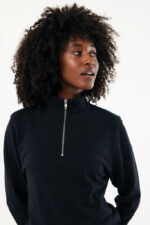 IQONIQ Elgon recycled cotton quarter zip sweater - Image 13