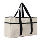 VINGA Volonne AWARE™ recycled canvas beach bag - Image 3