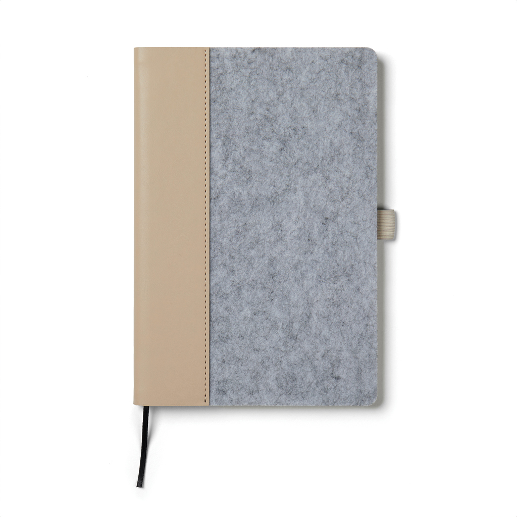 V773012__B_1__27d3442f2b5c479295c08c26408746db VINGA Albon GRS recycled felt notebook - Image 1