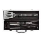3 pcs barbecue set in aluminium box - Image 3