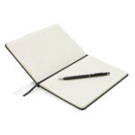 Standard hardcover PU A5 notebook with stylus pen - Image 2