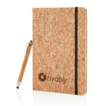 A5 notebook with bamboo pen including stylus - Image 8