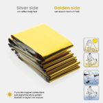Solra emergency blanket in RCS recycled RPET pouch - Image 5