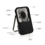 Aervina RCS recycled plastic re-chargeable desk fan - Image 2