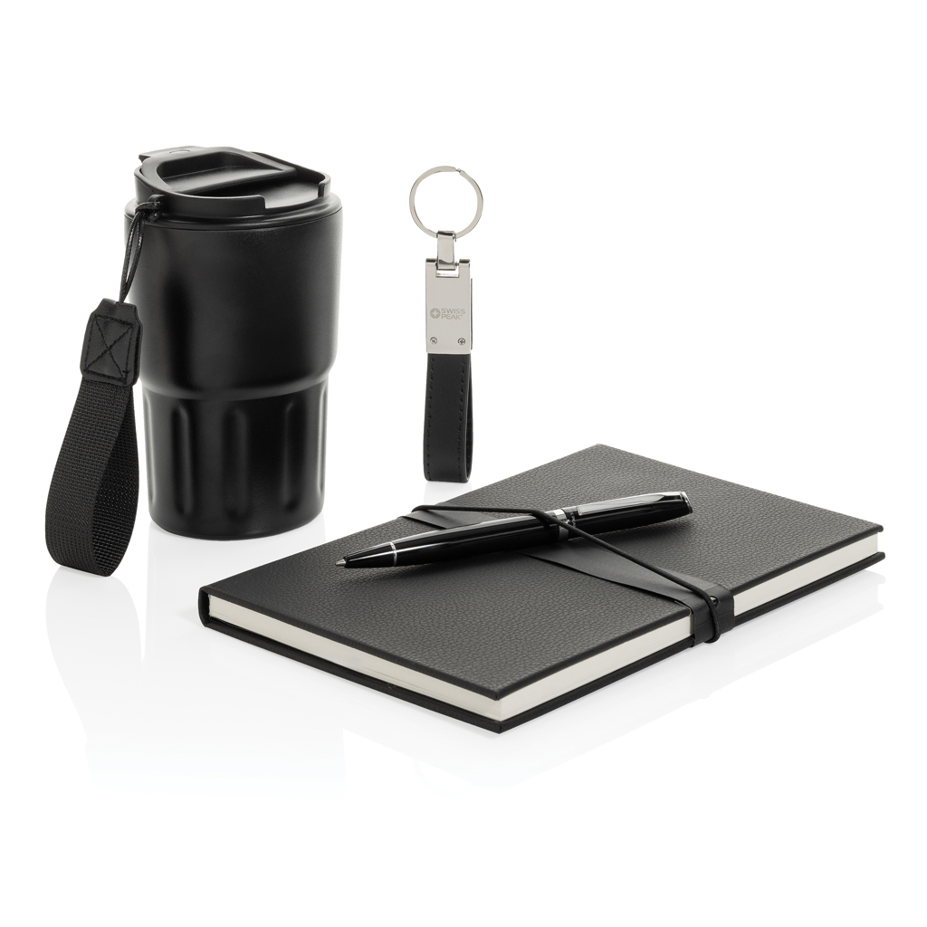 P774.6701__B_1__18aac813356444a5a5fd343240d45462 Swiss Peak RCS certified deluxe business gift set w/ tumbler - Image 1