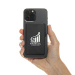 Standard aluminium RFID magnetic phone cardholder - Image 7
