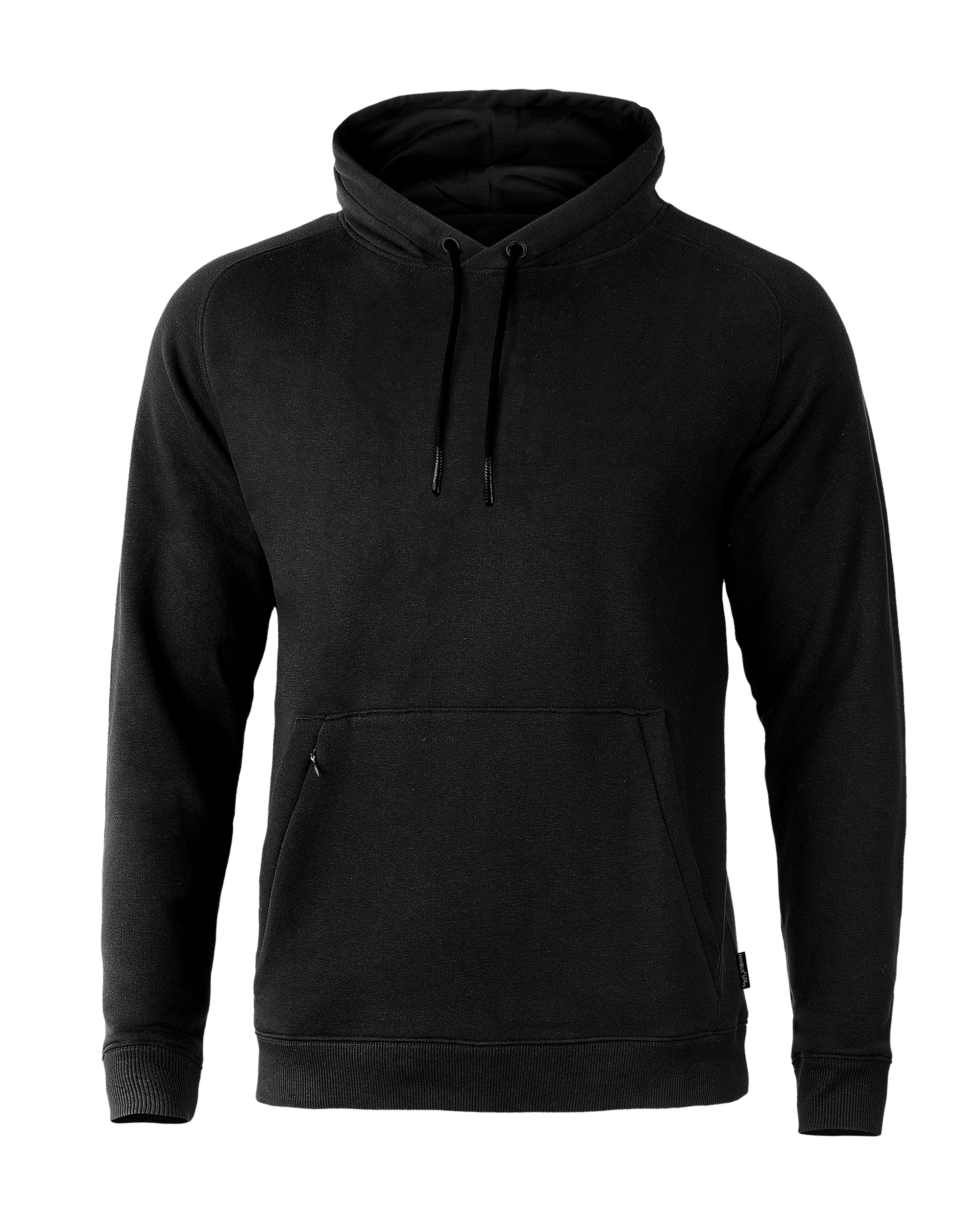 fresno_men_black_front_ffffff Fresno Men - Casual hooded sweat - Image 1