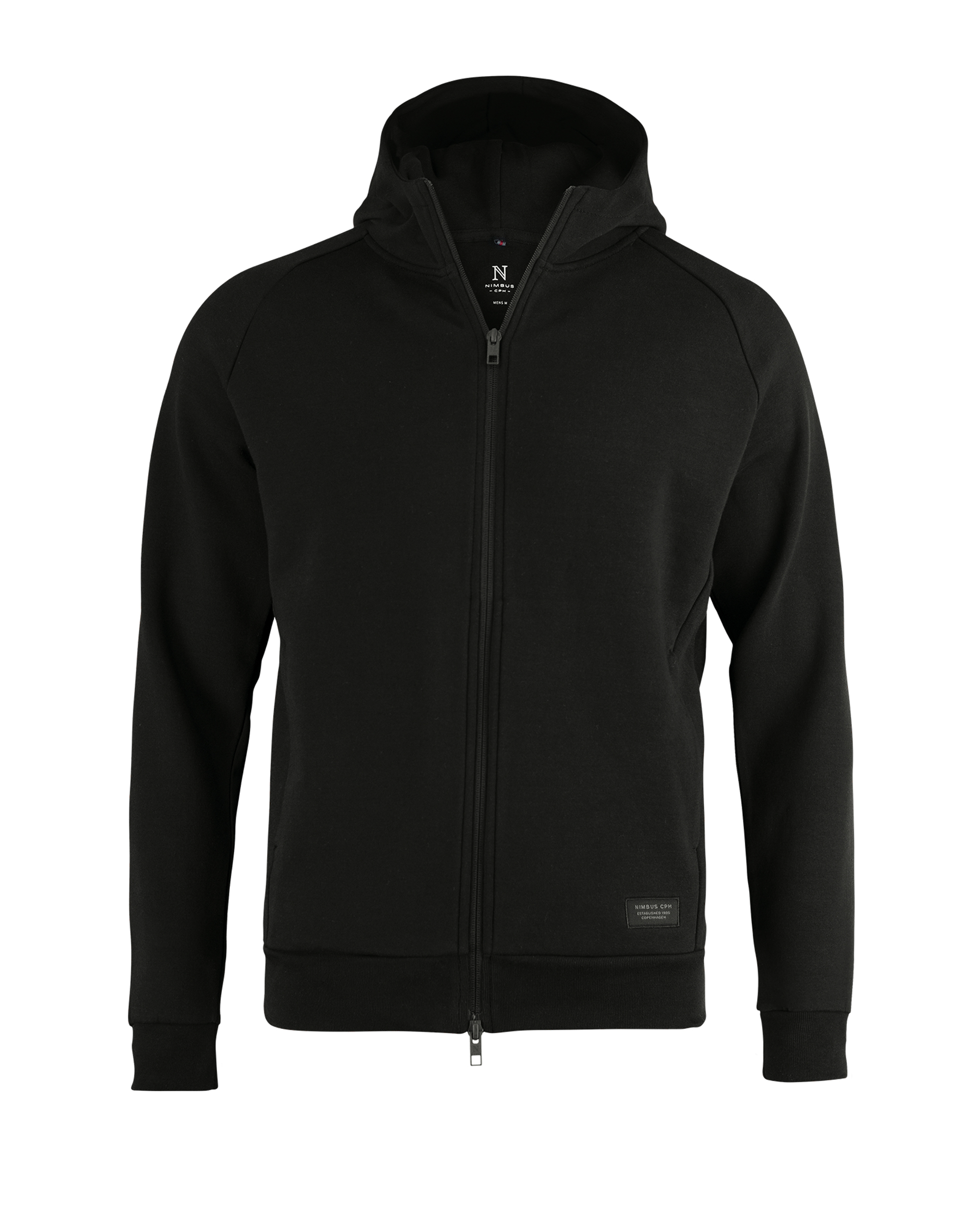 hampton_men_black_front_ffffff Hampton Men - Premium Double-faced hoodie - Image 1