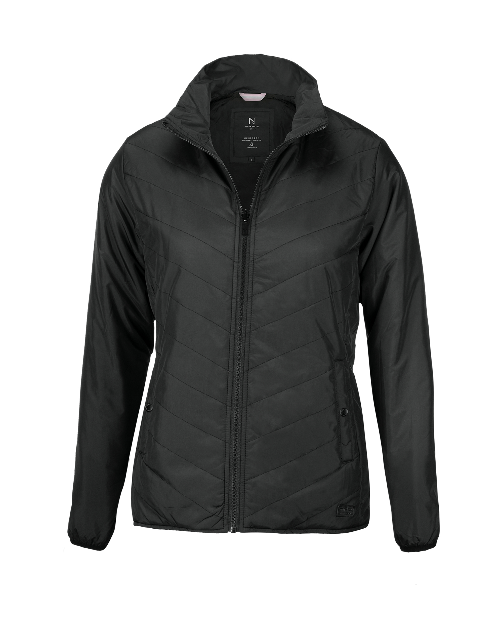 kendrick_women_charcoal_front_ffffff Kendrick Women - Fashionable quiltet jacket - Image 1