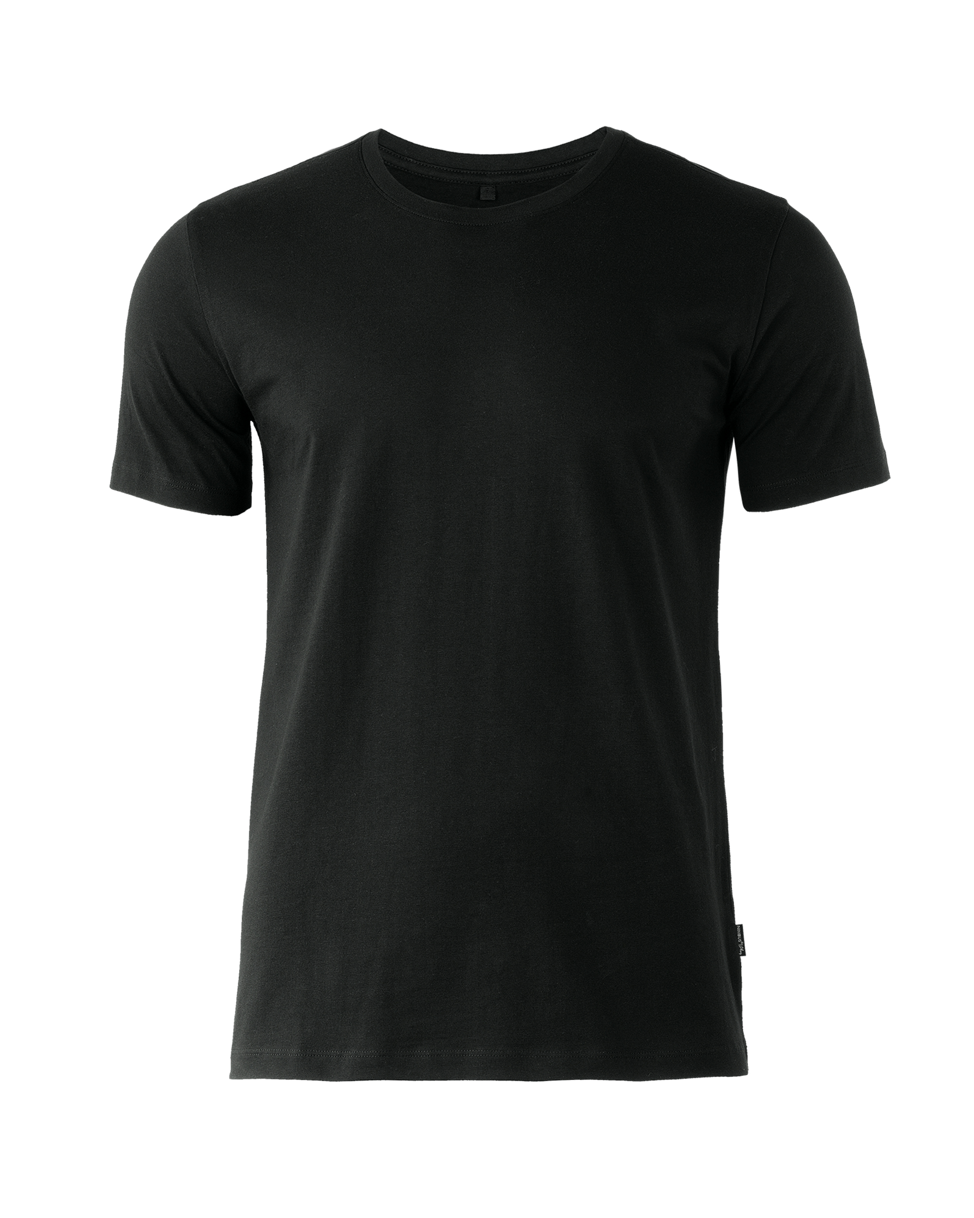 orlando_men_black_front_ffffff Orlando Men - Soft round neck t-shirt - Image 1