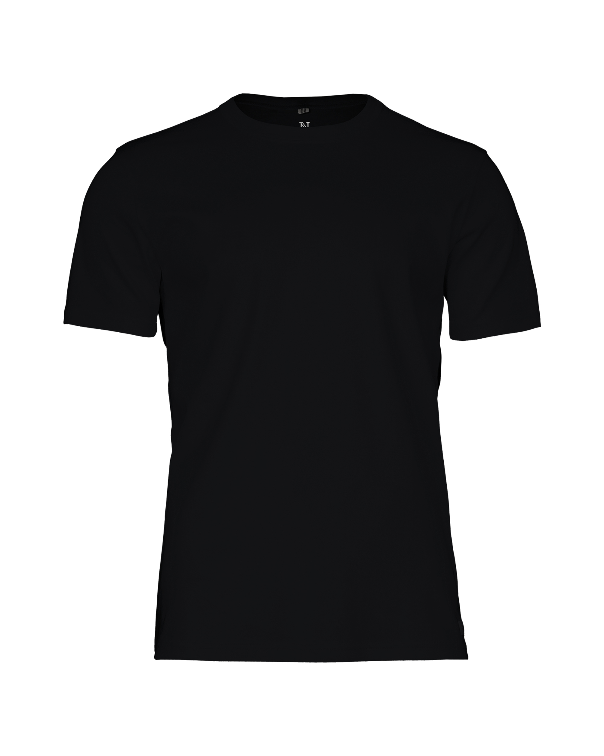 santa-monica_men_black_front_ffffff Santa Monica Men - The interlock tee - Image 1