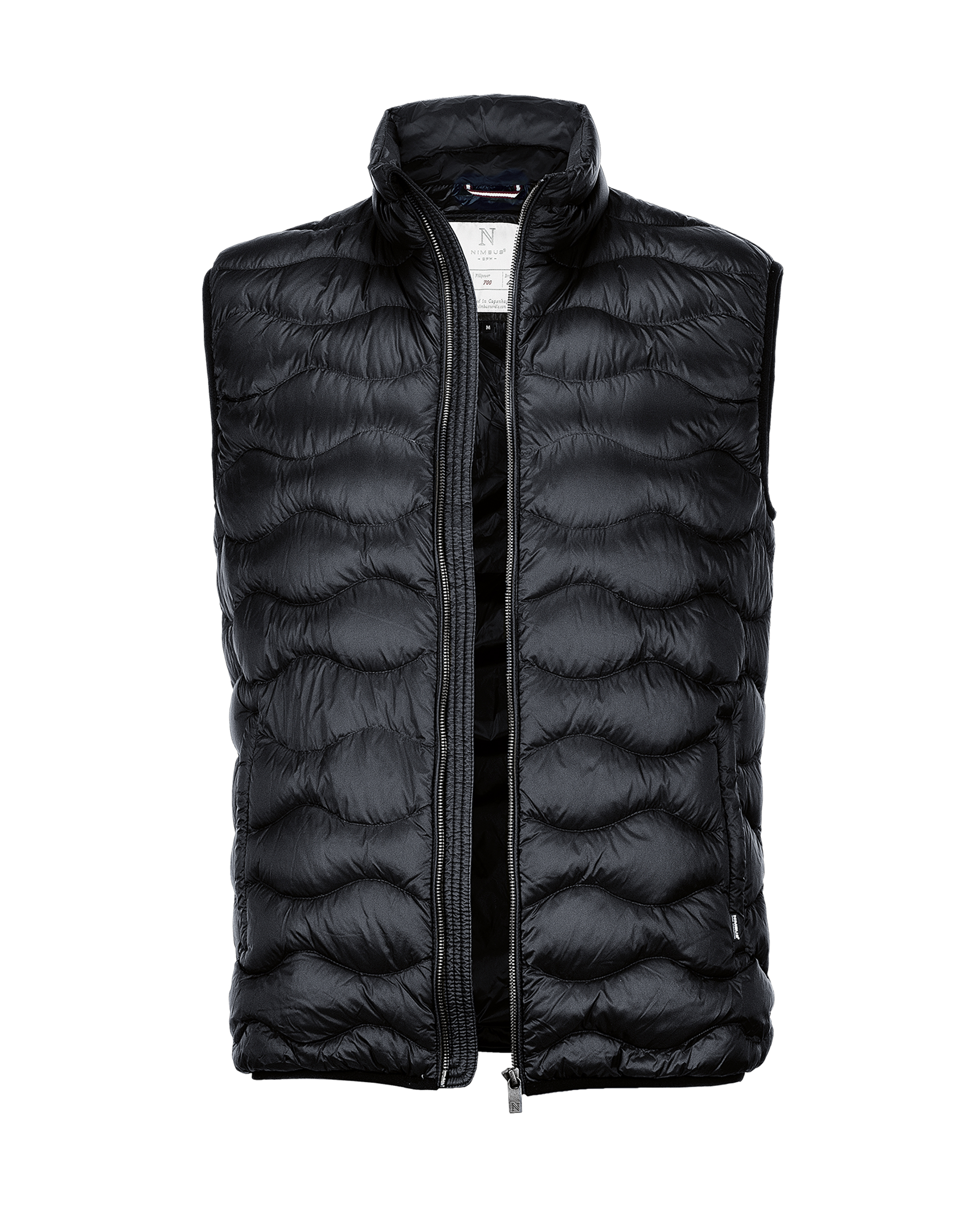 vermont_men_black_front_ffffff Vermont Men - Versatile down gilet - Image 1