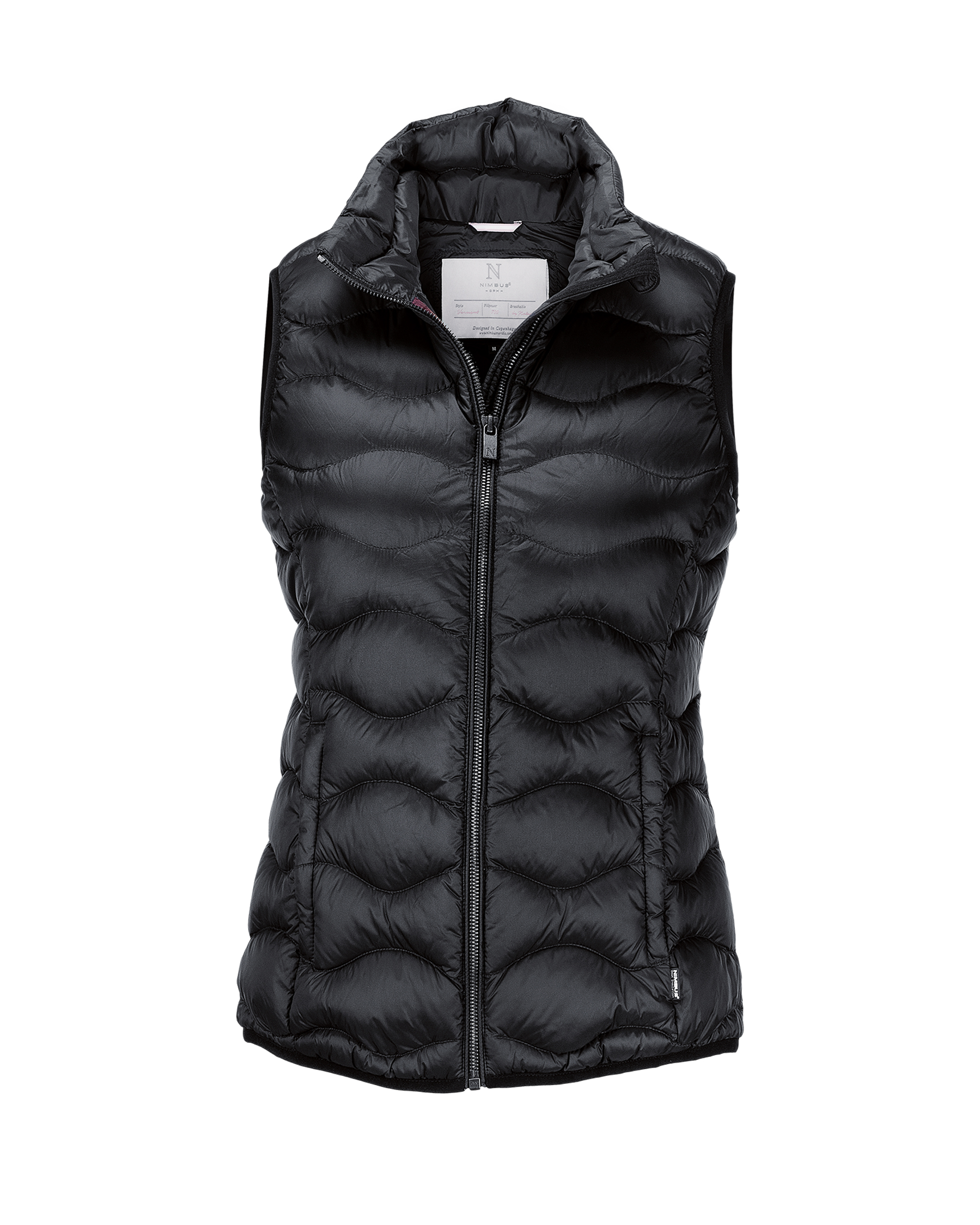 vermont_women_black_front_ffffff Vermont Women - Versatile down gilet - Image 1