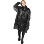Ziva disposable rain poncho with storage pouch - Image 5