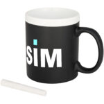 Chalk-write 330 ml ceramic mug - Image 3